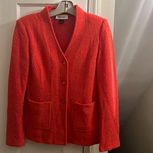 St. John Collection classic blazer, size 8